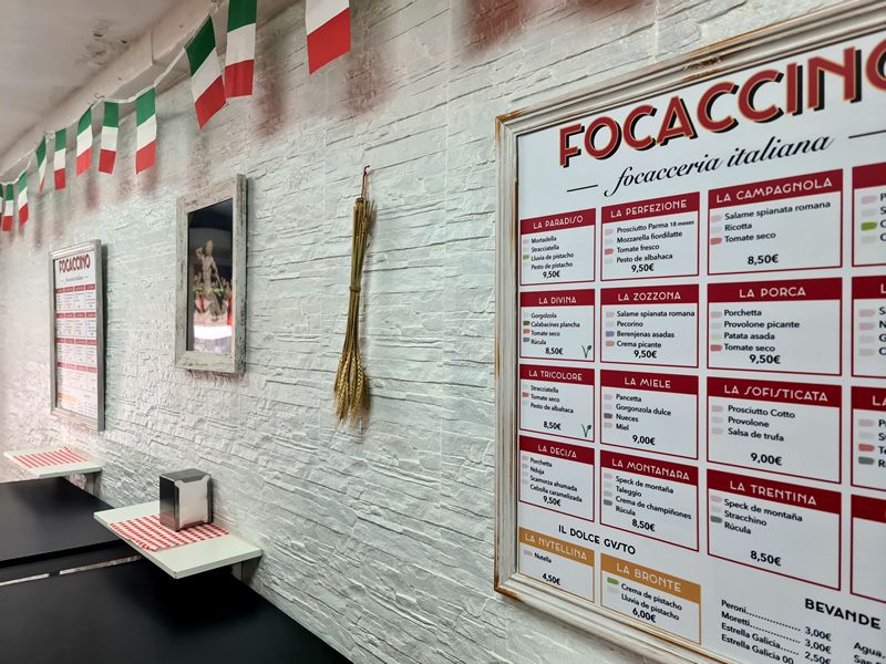 Focaccino Sevilla. Detapasconchencho